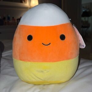 squishmallow, cannon the candy corn (16”)